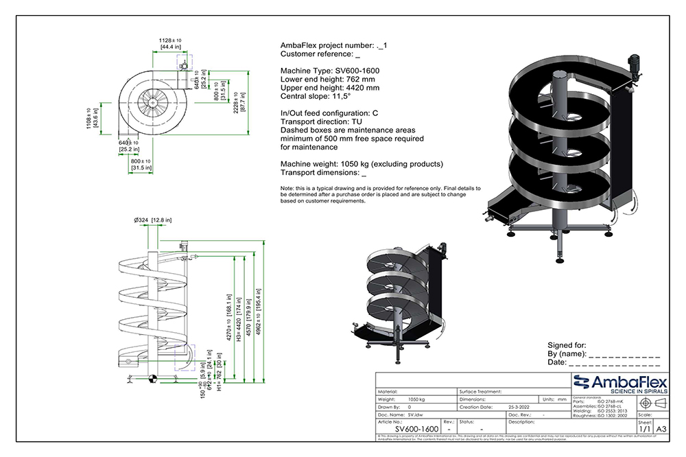 spiral conveyor